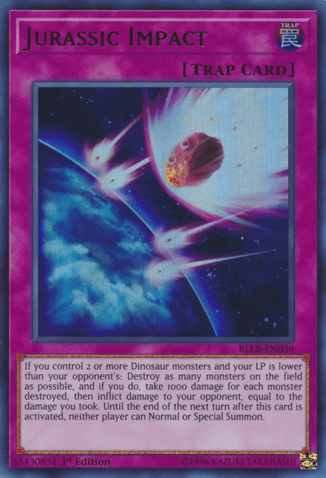 Jurassic Impact [BLLR-EN030] Ultra Rare - Josh's Cards