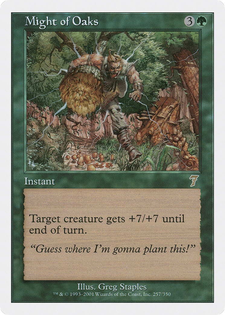 Might of Oaks [Seventh Edition] Foil