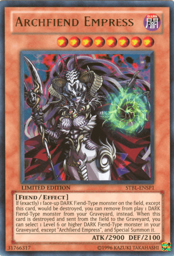 Archfiend Empress [STBL-ENSP1] Ultra Rare - Josh's Cards