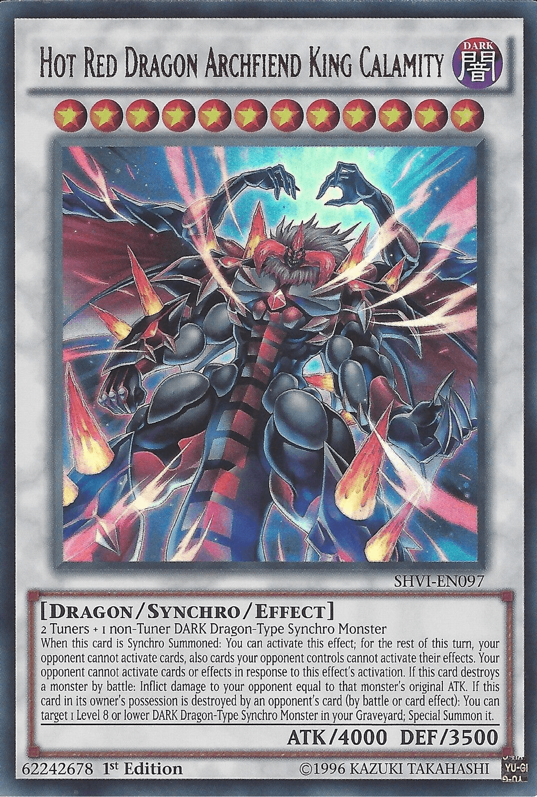 Hot Red Dragon Archfiend King Calamity [SHVI-EN097] Ultra Rare - Josh's Cards