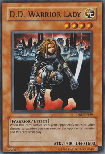 D.D. Warrior Lady [DR1-EN189] Super Rare - Josh's Cards