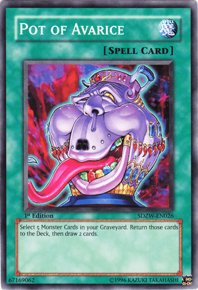 Pot of Avarice [SDZW-EN026] Common - Josh's Cards