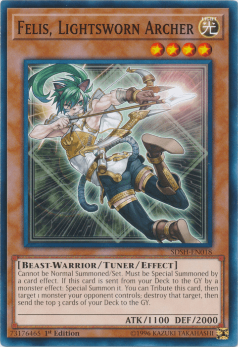 Felis, Lightsworn Archer [SDSH-EN018] Common - Josh's Cards