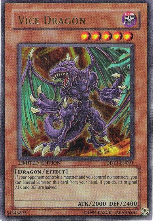 Vice Dragon (Promo) [DDY1-EN001] Ultra Rare - Josh's Cards