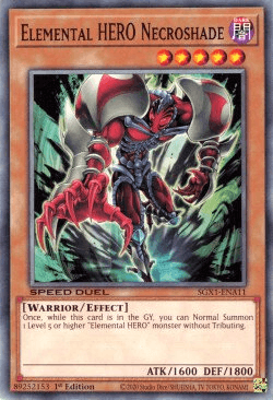 Elemental HERO Necroshade [SGX1-ENA11] Common - Josh's Cards