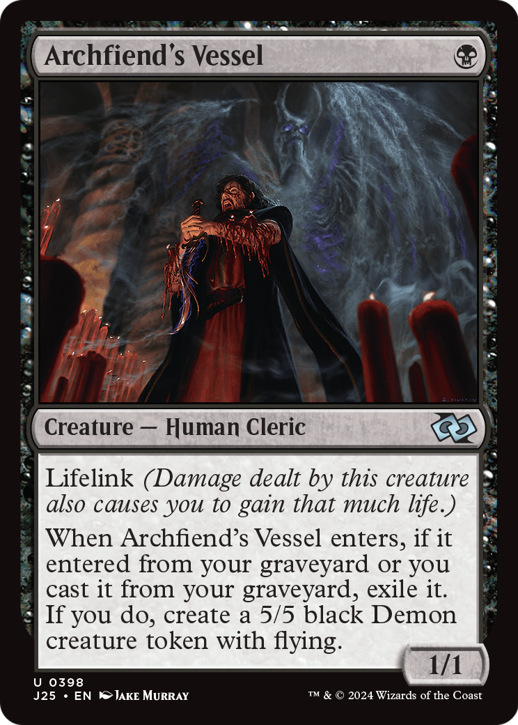 Archfiend's Vessel (J25-398) - Foundations Jumpstart