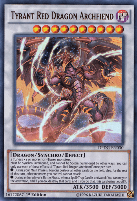 Tyrant Red Dragon Archfiend [DPDG-EN030] Ultra Rare - Josh's Cards