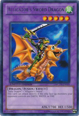 Alligator's Sword Dragon [WCPP-EN019] Rare - Josh's Cards