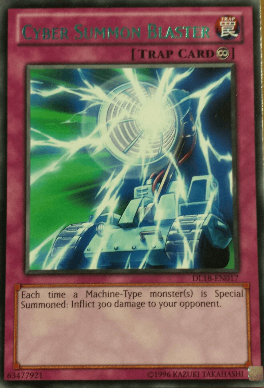 Cyber Summon Blaster (Green) [DL18-EN017] Rare - Josh's Cards