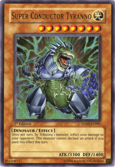 Super Conductor Tyranno [SD09-EN001] Ultra Rare - Josh's Cards