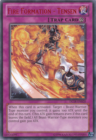 Fire Formation - Tensen (Red) [DL18-EN020] Rare - Josh's Cards