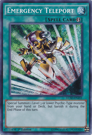 Emergency Teleport [LC5D-EN251] Secret Rare - Josh's Cards