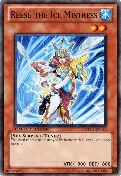 Reese the Ice Mistress [GLD3-EN030] Common - Josh's Cards