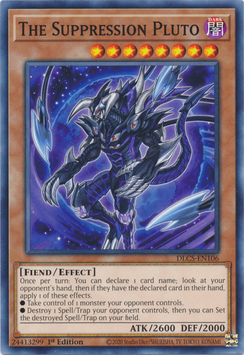 The Suppression Pluto [DLCS-EN106] Common - Josh's Cards