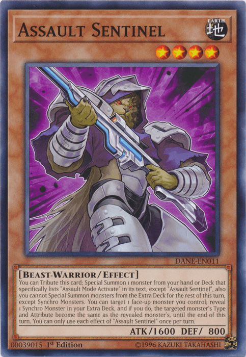 Assault Sentinel [DANE-EN011] Common - Josh's Cards