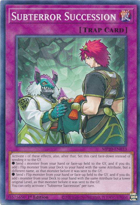 Subterror Succession [MP20-EN033] Common - Josh's Cards