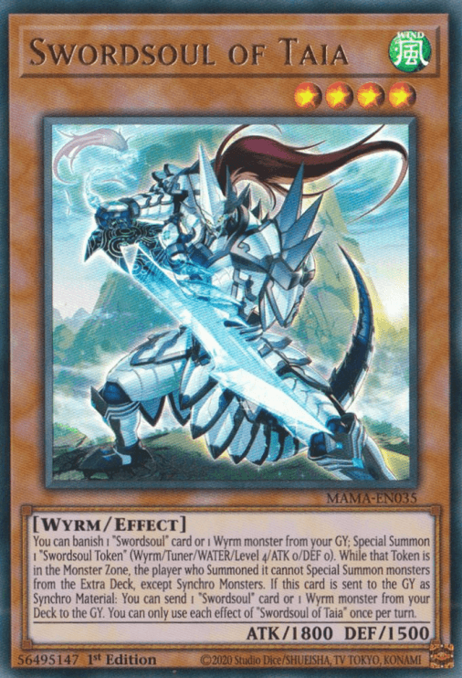 Swordsoul of Taia [MAMA-EN035] Ultra Rare - Josh's Cards