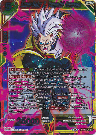 Super Baby 2, Vengeful Rampage (Starter Deck Exclusive) (SD10-04) [Malicious Machinations] Parallel Foil