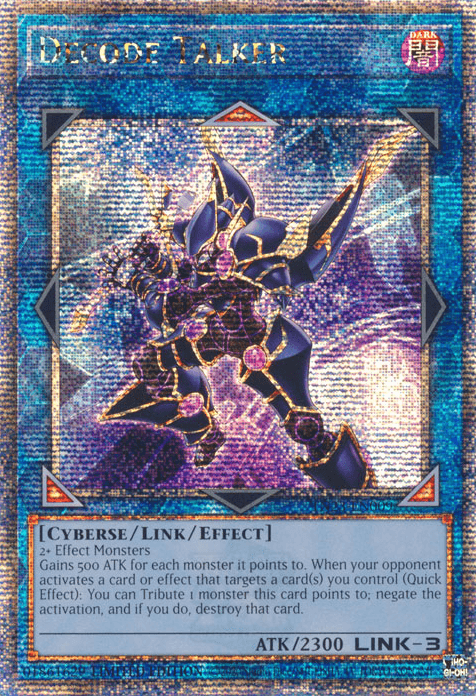 Decode Talker [TN23-EN009] Quarter Century Secret Rare - Josh's Cards
