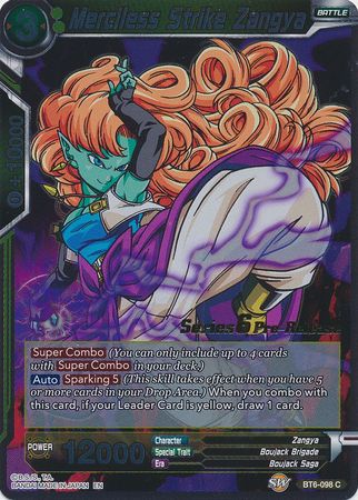 Merciless Strike Zangya (BT6-098_PR) [Destroyer Kings Prerelease Promos] Parallel Foil