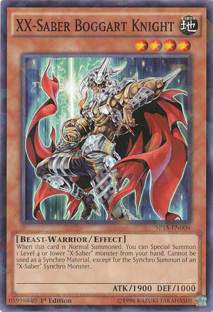 XX-Saber Boggart Knight [SP15-EN006] Shatterfoil Rare - Josh's Cards