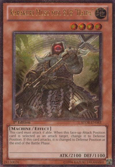 Karakuri Muso mdl 818 "Haipa" [STOR-EN083] Ultimate Rare - Josh's Cards