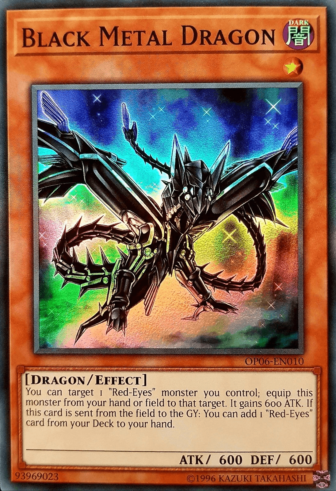Black Metal Dragon [OP06-EN010] Super Rare - Josh's Cards