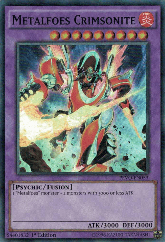 Metalfoes Crimsonite [PEVO-EN053] Super Rare - Josh's Cards
