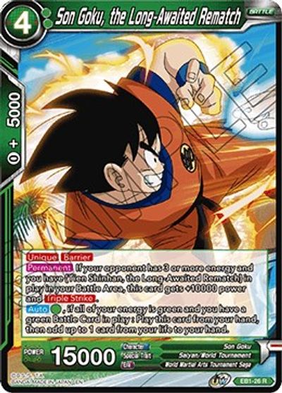 Son Goku, the Long-Awaited Rematch (EB1-026) [Battle Evolution Booster] Parallel Foil