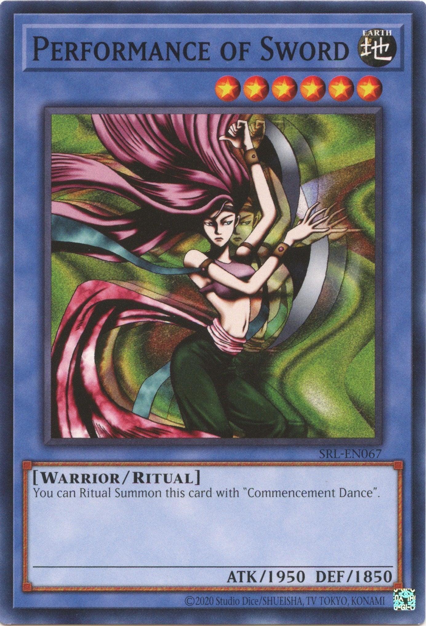 Performance of Sword (25th Anniversary) [SRL-EN067] Common - Josh's Cards