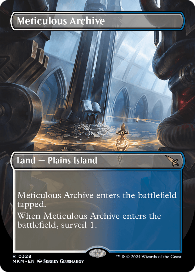 Meticulous Archive (Borderless) [Murders at Karlov Manor] - Josh's Cards