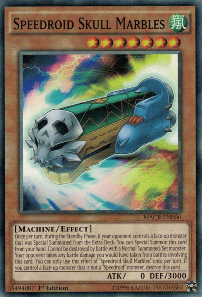 Speedroid Skull Marbles [MACR-EN006] Common - Josh's Cards