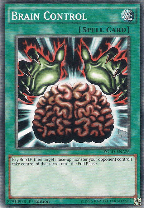Brain Control [YGLD-ENA26] Common - Josh's Cards