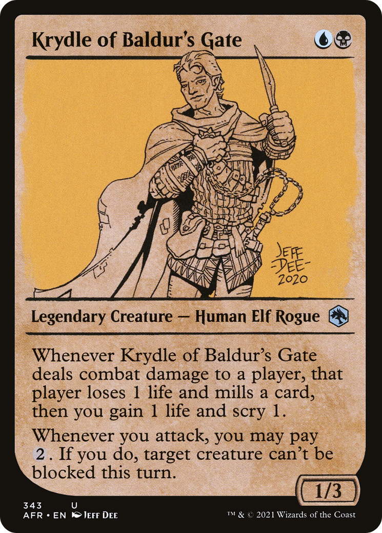 Krydle of Baldur's Gate (AFR-343) - Adventures in the Forgotten Realms: (Showcase)