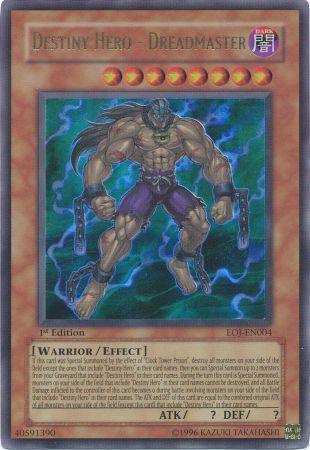 Destiny Hero - Dreadmaster [EOJ-EN004] Ultra Rare - Josh's Cards