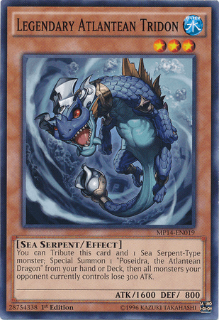 Legendary Atlantean Tridon [MP14-EN019] Common - Josh's Cards