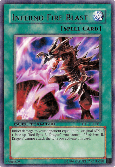 Inferno Fire Blast [DTP1-EN015] Rare - Josh's Cards