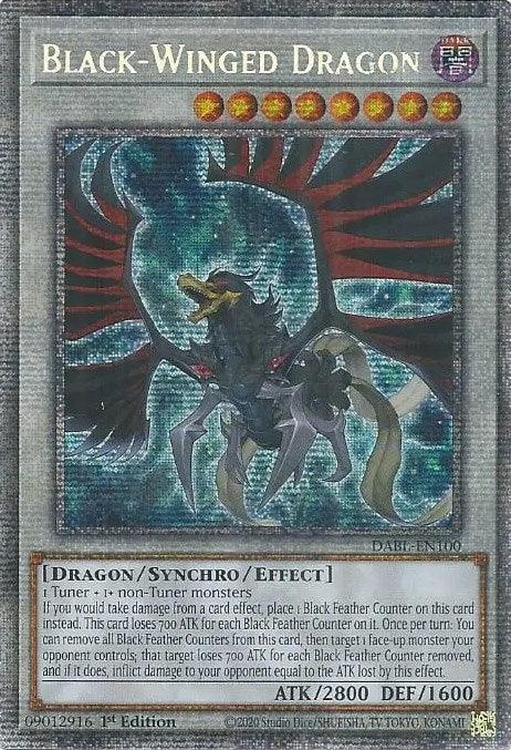 Black-Winged Dragon [DABL-EN100] Starlight Rare - Josh's Cards