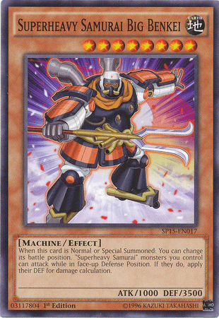 Superheavy Samurai Big Benkei [SP15-EN017] Common - Josh's Cards