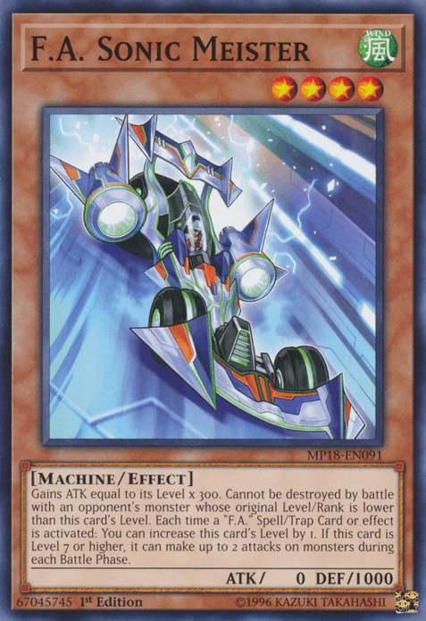 F.A. Sonic Meister [MP18-EN091] Common - Josh's Cards