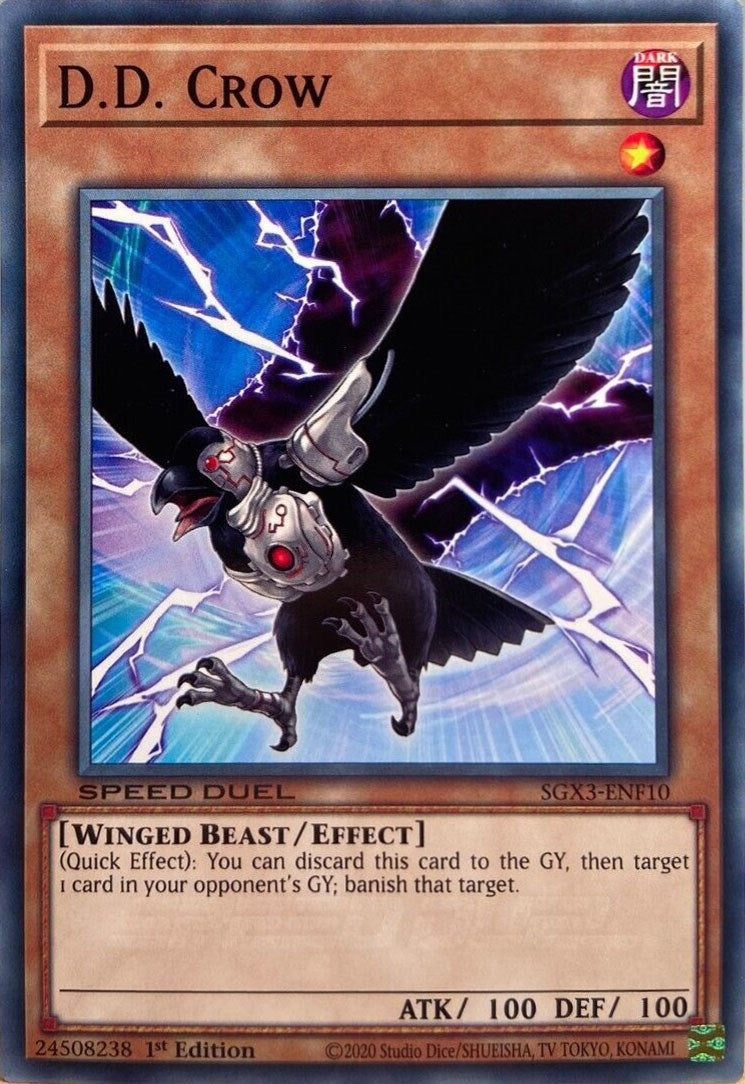 D.D. Crow (SGX3-ENF10) - Speed Duel GX: Duelists of Shadows 1st Edition