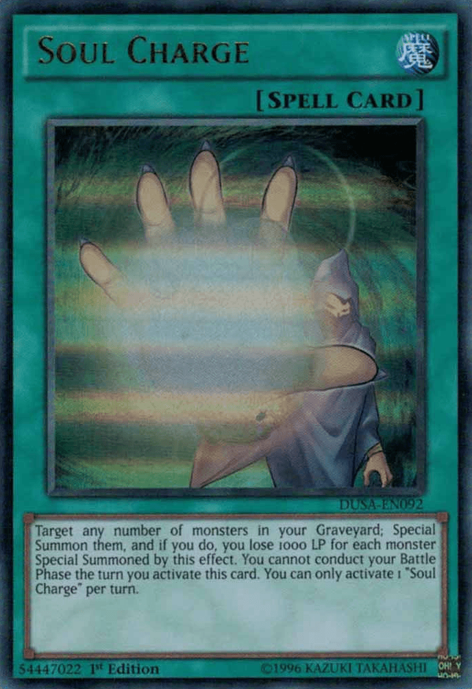 Soul Charge [DUSA-EN092] Ultra Rare - Josh's Cards