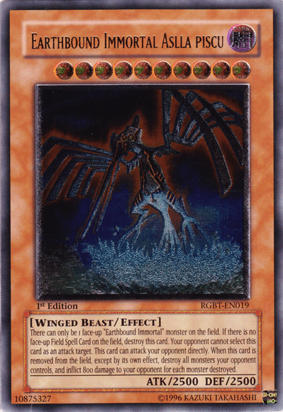 Earthbound Immortal Aslla Piscu [RGBT-EN019] Ultimate Rare - Josh's Cards