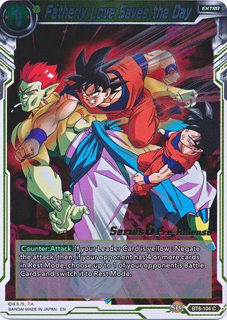 Fatherly Love Saves the Day (BT6-104_PR) [Destroyer Kings Prerelease Promos] Parallel Foil