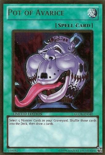 Pot of Avarice [GLD4-EN040] Gold Rare - Josh's Cards