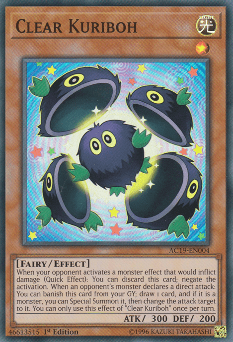 Clear Kuriboh [AC19-EN004] Super Rare - Josh's Cards
