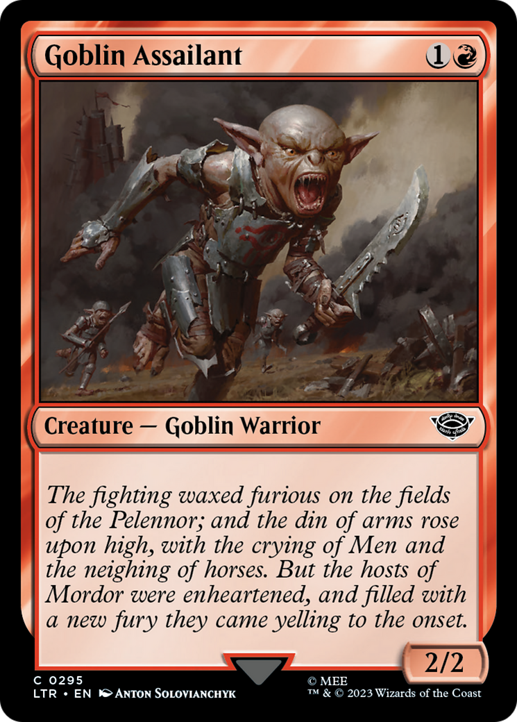Goblin Assailant (LTR-295) - The Lord of the Rings: Tales of Middle-earth