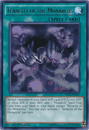 Tenacity of the Monarchs [SECE-EN061] Rare - Josh's Cards