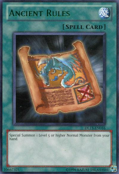 Ancient Rules (Green) [DL13-EN016] Rare - Josh's Cards