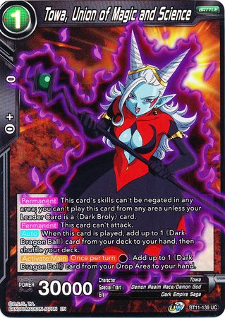 Towa, Union of Magic and Science (BT11-139) [Vermilion Bloodline 2nd Edition] Parallel Foil